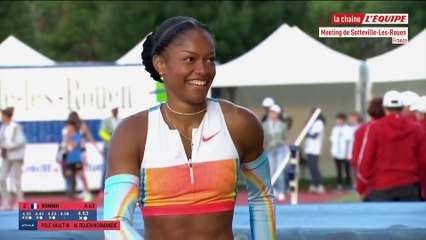 Minima mondiaux pour Marie-Julie Bonnin - Athlé - Meeting de Sotteville-lès-Rouen