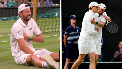 Wimbledon: Grigor Dimitrov se lesiona y abandona el juego ante Sinner estando dos sets arriba