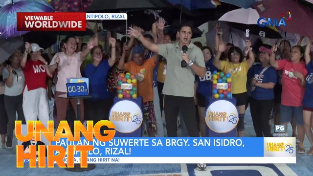 Unang Hirit, nagpaulan ng suwerte sa Antipolo! | Unang Hirit