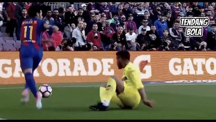Neymar the master of dribbling and freestyle football.