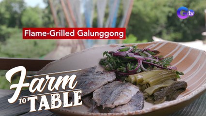 Chef JR Royol cooks ‘Flame-Grilled Galunggong’ | Farm To Table