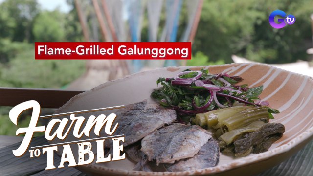 Chef JR Royol cooks ‘Flame-Grilled Galunggong’ | Farm To Table
