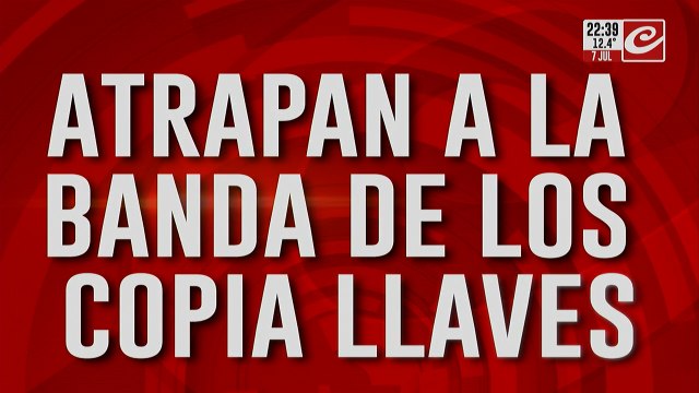 Atrapan a la banda de los copia llaves