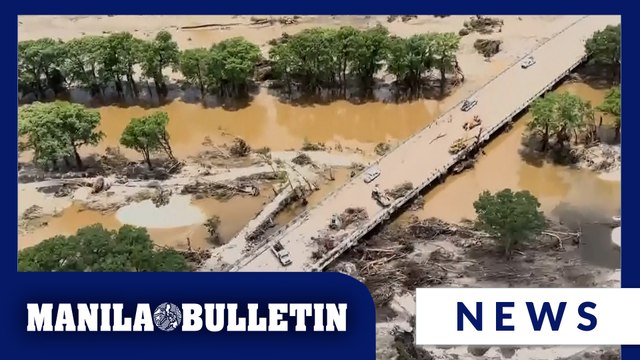 Aerial footage shows aftermath of deadly Texas flooding