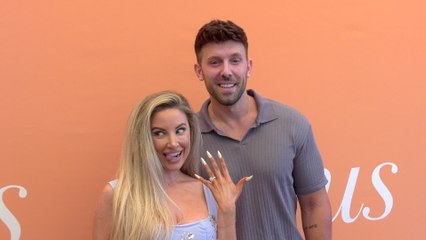 Ashley Alexiss and Brodie John Gallant 2025 Gurus Beauty Awards Citrus-Colored Carpet