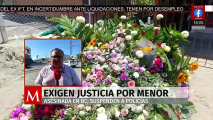 Familiares y amigos dan último adiós a menor brutalmente asesinada en Baja California
