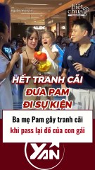 Ba mẹ Pamiuoi gây tranh cãi khi pass lại đồ của con gái