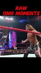 Raw Omg Moments #wwe #aew #prowrestling #fyp