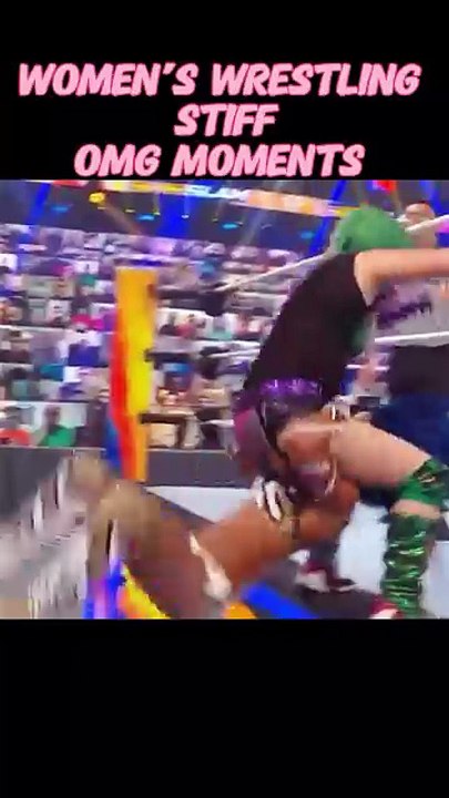 Women’s Wrestling Omg Moments #wwe #aew #prowrestling #fyp