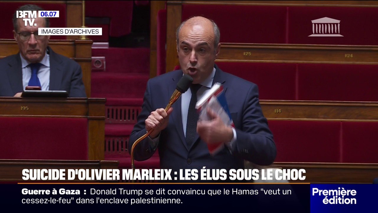 “On est sidérés”: les élus réagissent avec émotion à la mort d’Olivier Marleix