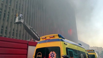 Fire at Cairo telecoms center injures 22, disrupts communications