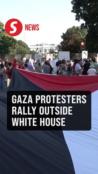 As Netanyahu meets Trump, demonstrators protest Gaza war outside White House