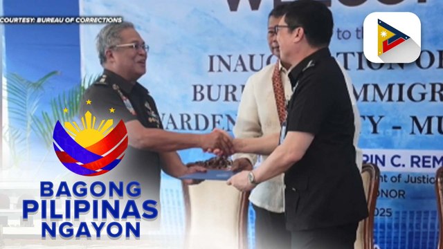 Panayam kay DOJ Usec. Margarita Gutierrez upang magbigay ng update sa pagbubukas ng bagong immigration detention facility sa New Bilibid Prison sa Muntinlupa City