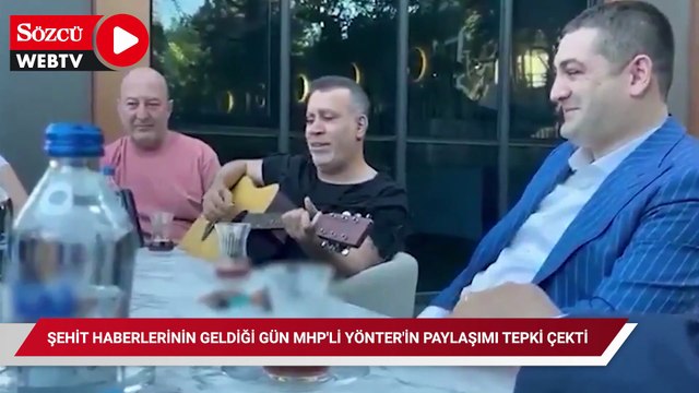 Şehit haberlerinin geldiği gün MHP'li Yönter'in paylaşımı tepki çekti