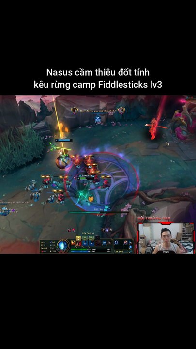 Nasus cầm thiêu đốt tính kêu rừng camp Fiddlesticks lv3 #nasus #fiddlesticks #lienminhhuyenthoai #leagueoflegends #knightriseky