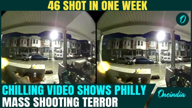 US Breaking: Ring Cam Captures Deadly Shootout in Philadelphia | 3 DEAD, 10 Injured in Grays Ferry