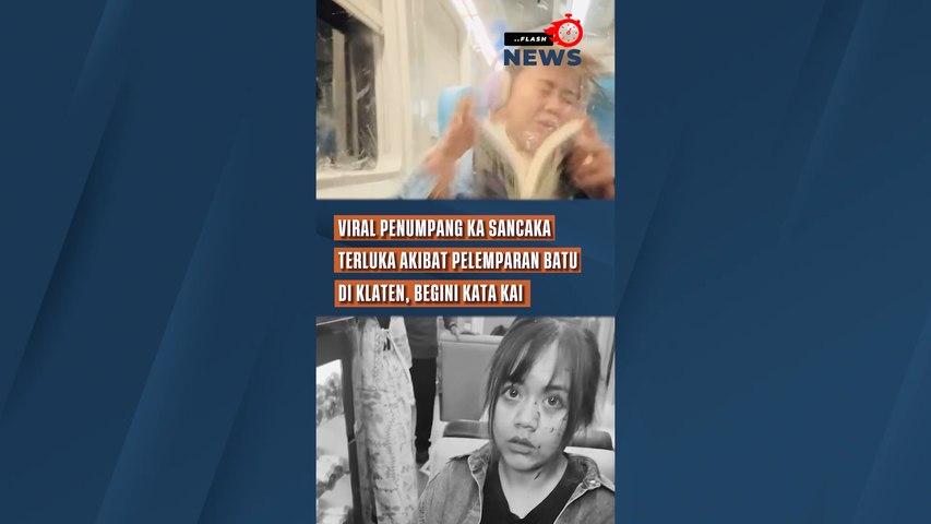 Viral Penumpang KA Sancaka Terluka Akibat Pelemparan Batu di Klaten, Begini Kata KAI
