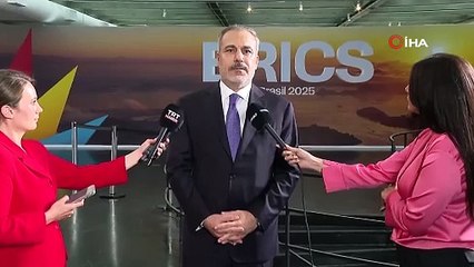 - Dışişleri Bakanı Hakan Fidan, 17. BRICS Zirvesi sonrasında gazetecilere açıklamalarda bulundu.
