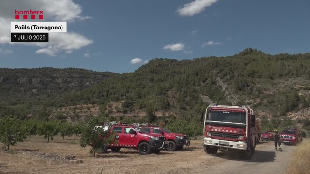 El incendio en Paüls arrasa 1.500 hectáreas y obliga a confinar a 2.000 vecinos