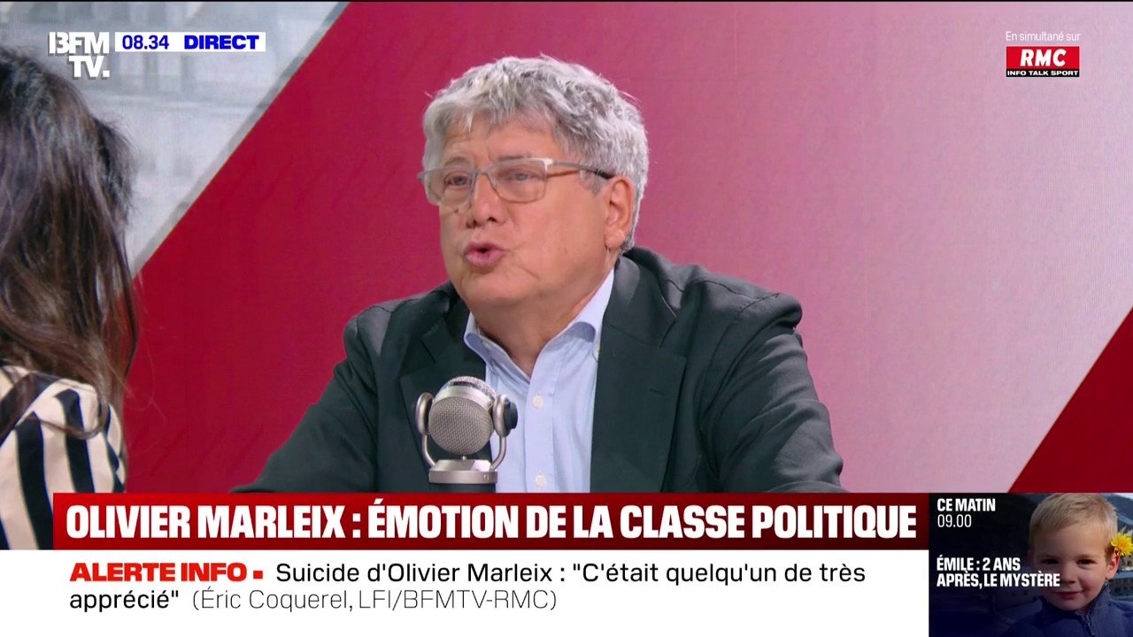 Mort d'Olivier Marleix: "C'était quelqu'un de très apprécié sur tous les bancs de l'Assemblée", réagit Éric Coquerel (LFI)