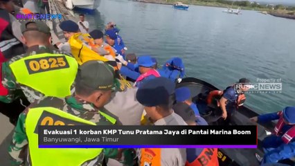Ditemukan Lagi Satu Jenazah Korban KMP Tunu Pratama Jaya di Pantai Marina Boom, Langsung Dievakuasi Tim SAR ke RSUD Blambangan