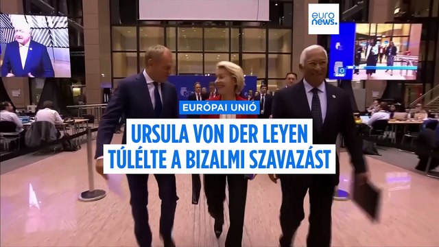 Ursula von der Leyen szerint orosz bábok kezdeményezték ellene a bizalmi szavazást