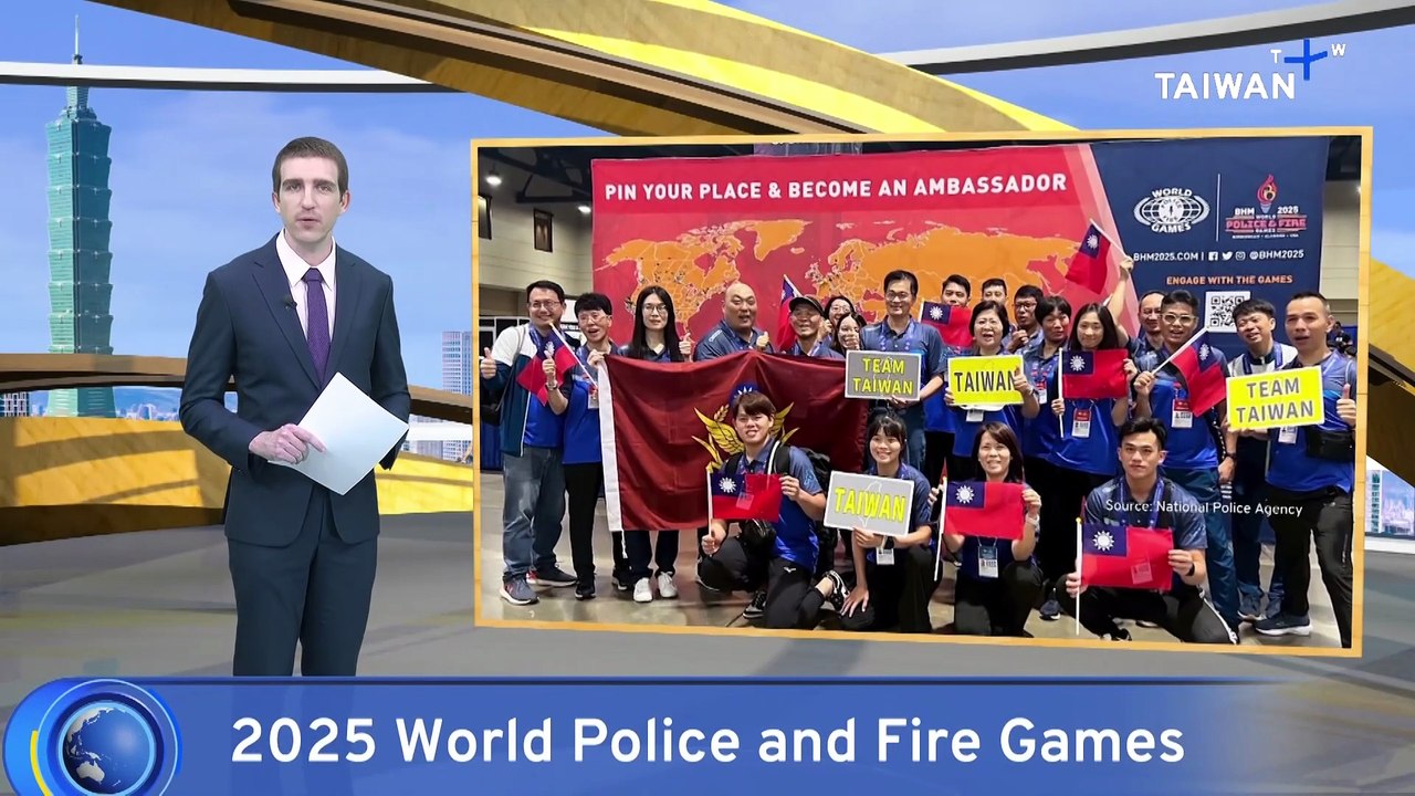 Taiwan Wins Big at 2025 World Police and Fire Games in Alabama