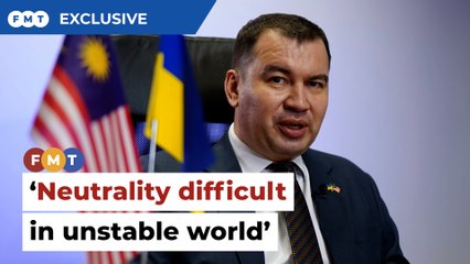 Neutrality difficult in unstable world, says Ukraine’s acting ambassador