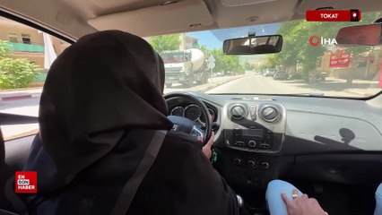 Tokat'ta 55 yaşındaki kadın, 12. sınavda ehliyet almaya hak kazandı