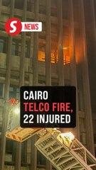 Blaze at Cairo telecommunications building disrupts communications, injures 22