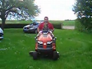 J'ai conduit le tracteur