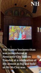 Newcastle farewells business titan Jeff McCloy