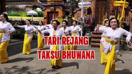 BEAUTIFUL BALINESE SACRED DANCE. TARI REJANG TAKSU BHUWANA