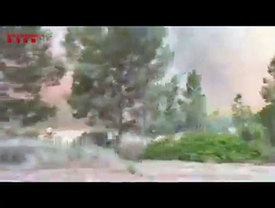 El fuego de Tarragona, en vídeo