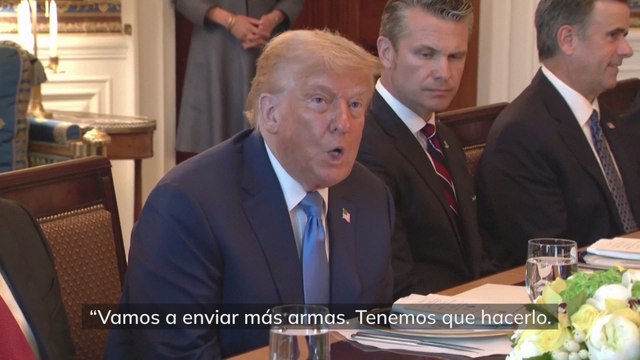Trump: Vamos a enviar más armas a Ucrania, tenemos que hacerlo