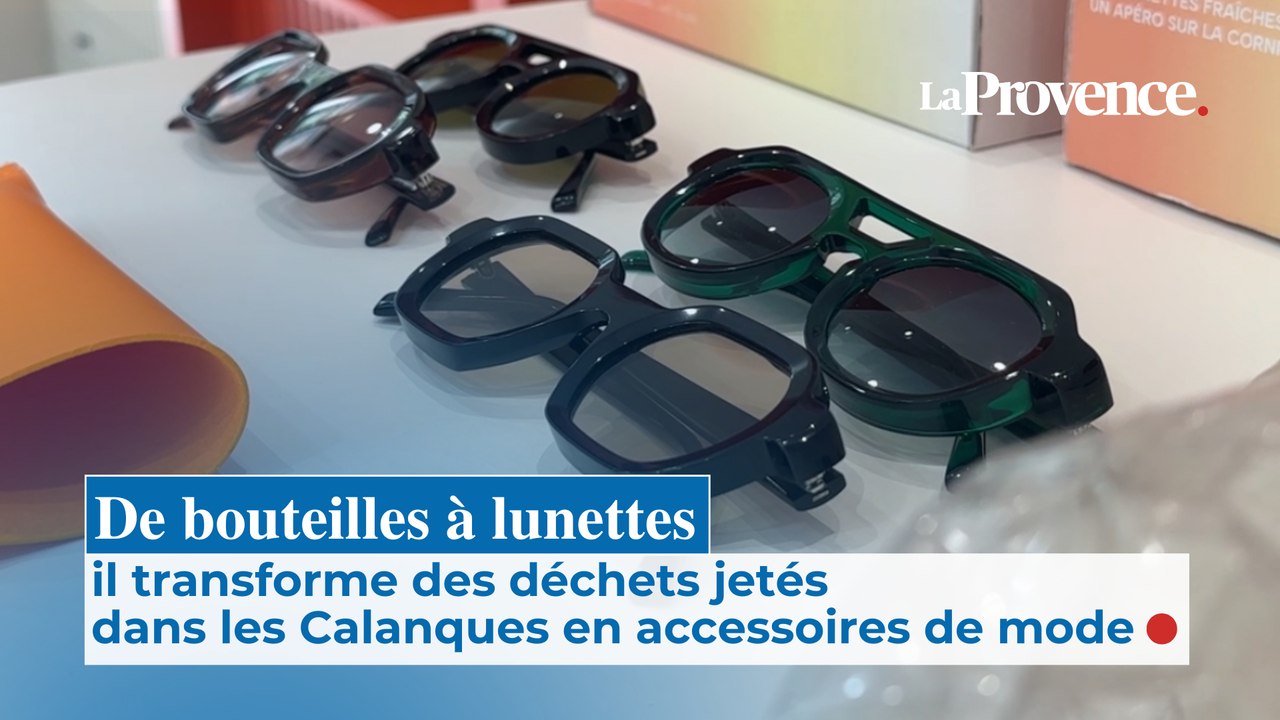 Il transforme des déchets jetés dans les Calanques en lunettes de soleil
