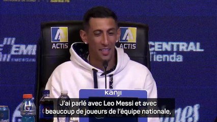 Di Maria : "Messi est heureux que je puisse réaliser mon rêve"