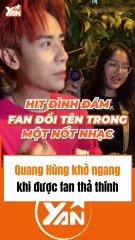 Quang Hùng khờ ngang khi được fan thả thính