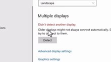 🖥️ Fix Windows 10 Cannot Detect Second Monitor | Easy Display Detection Solution ✔️