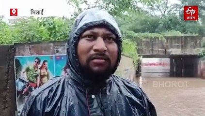 बारिश ने खोली निगम के दावों की पोल, अंडरब्रिज बने स्वीमिंग पूल
