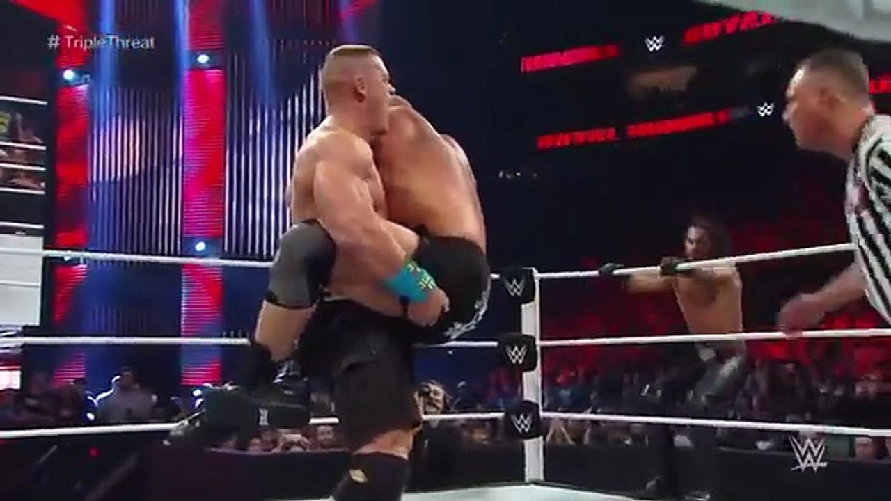FULL MATCH  Brock Lesnar vs. John Cena vs. Seth Rollins: Royal Rumble 2025