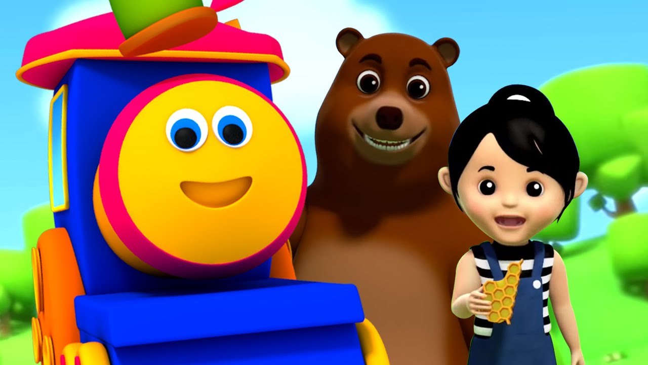 The Bear Went Over the Mountain | Zebra Nursery Rhymes & Kids Songs