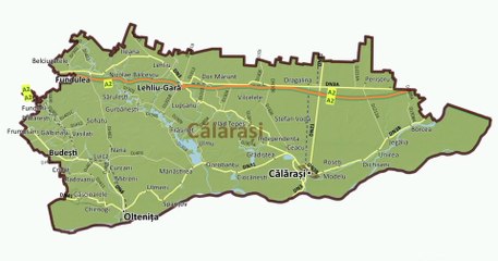 Map of Calarasi County. Peta Kabupaten Calarasi. Calarasi County Map. Map of County of Calarasi. County of Calarasi map. Harta județului Călărași. Carte du comté de Calarasi. Mapa do Condado de Calarasi. Mapa del condado de Calarasi. カララシ県の地図. 克勒拉西县地图