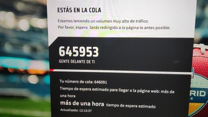 La locura por conseguir una entrada para ver la NFL en el Bernabéu