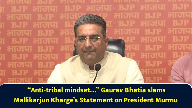 “Anti-tribal mindset…” Gaurav Bhatia slams Mallikarjun Kharge’s Statement on President Murmu