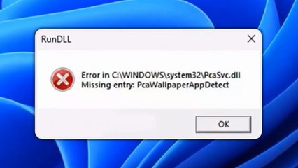 Fix PCA Service Error: Missing PcaWallpaperAppDetect Entry in Windows 11 24H2 ✔️