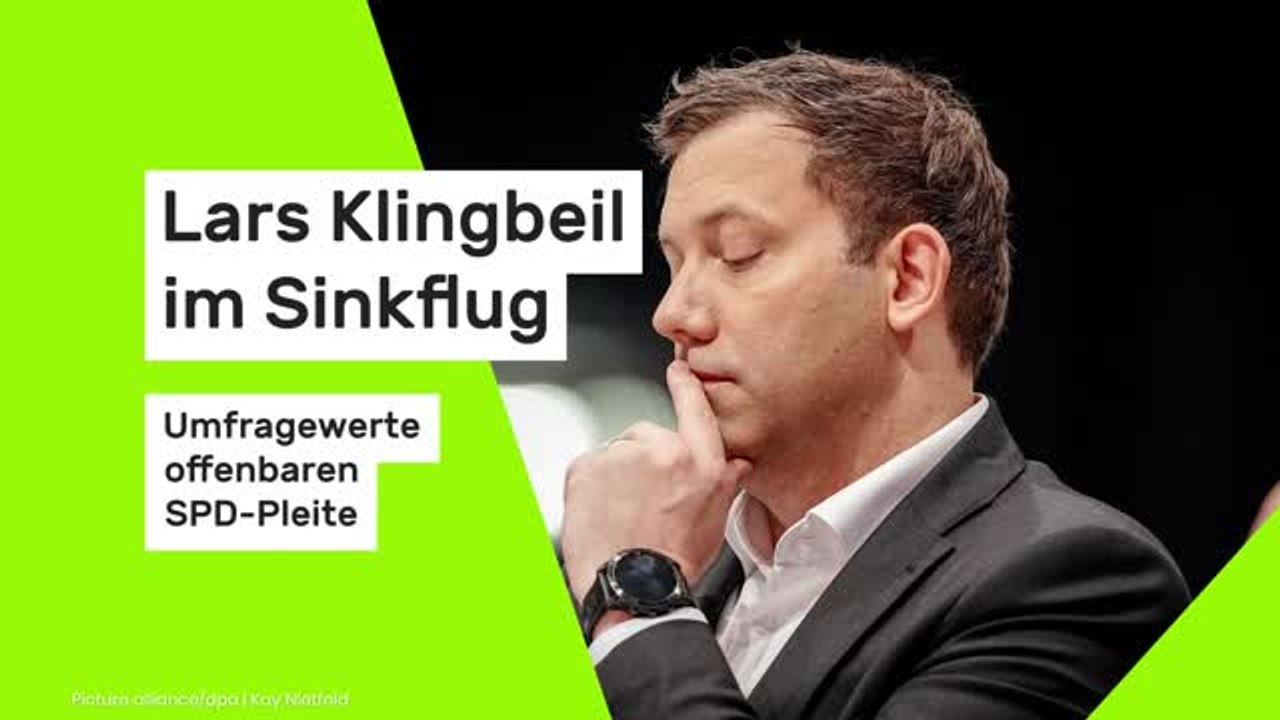 Lars Klingbeil im Sinkflug: Umfragewerte offenbaren SPD-Pleite
