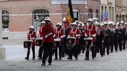 Ypres : la Porte de Menin rouverte avec faste après de longs travaux de restauration