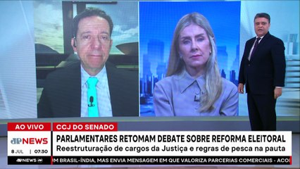 CCJ do Senado retoma debate sobre reforma eleitoral; Deysi e Trindade comentam