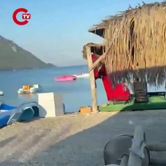 Muğla'da Doğal Sit Alanı olan Akbük Koyu’na yerleştirilen 11 tiny house mühürlendi